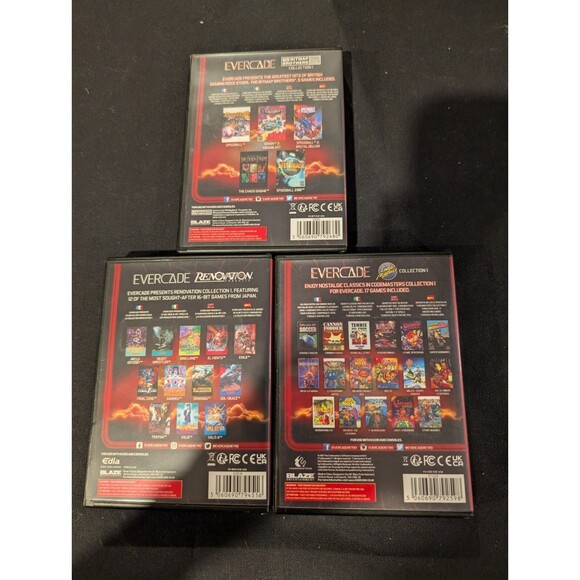 Evercade Retro Developer Set – Bitmap Brothers + Codemasters + Renovation – Mint - Picture 3 of 3